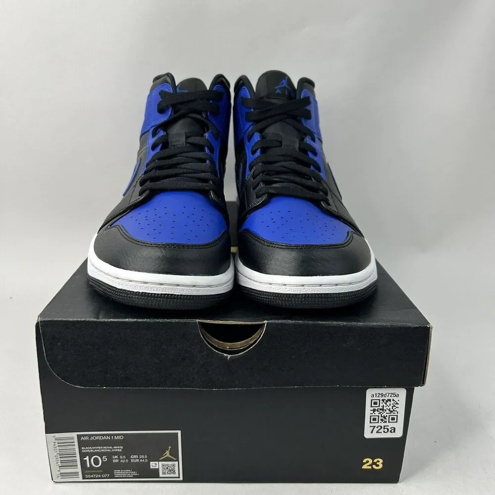 Nike Shoes Air Jordan 1 Mid Retro “Hyper Royal” 2024